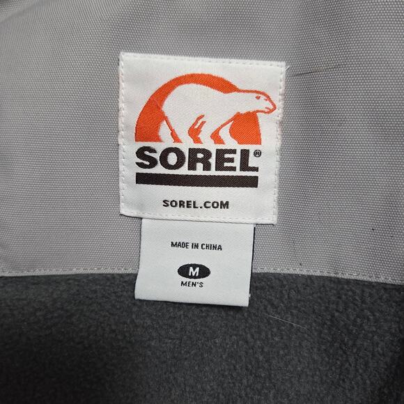 Sorel Alpha Trac Parka Waterproof Insulated Coat  Asphalt Blue Ski Snow EUC M - Picture 4 of 16